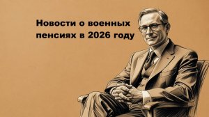 Новости о военных пенсиях в 2026 году