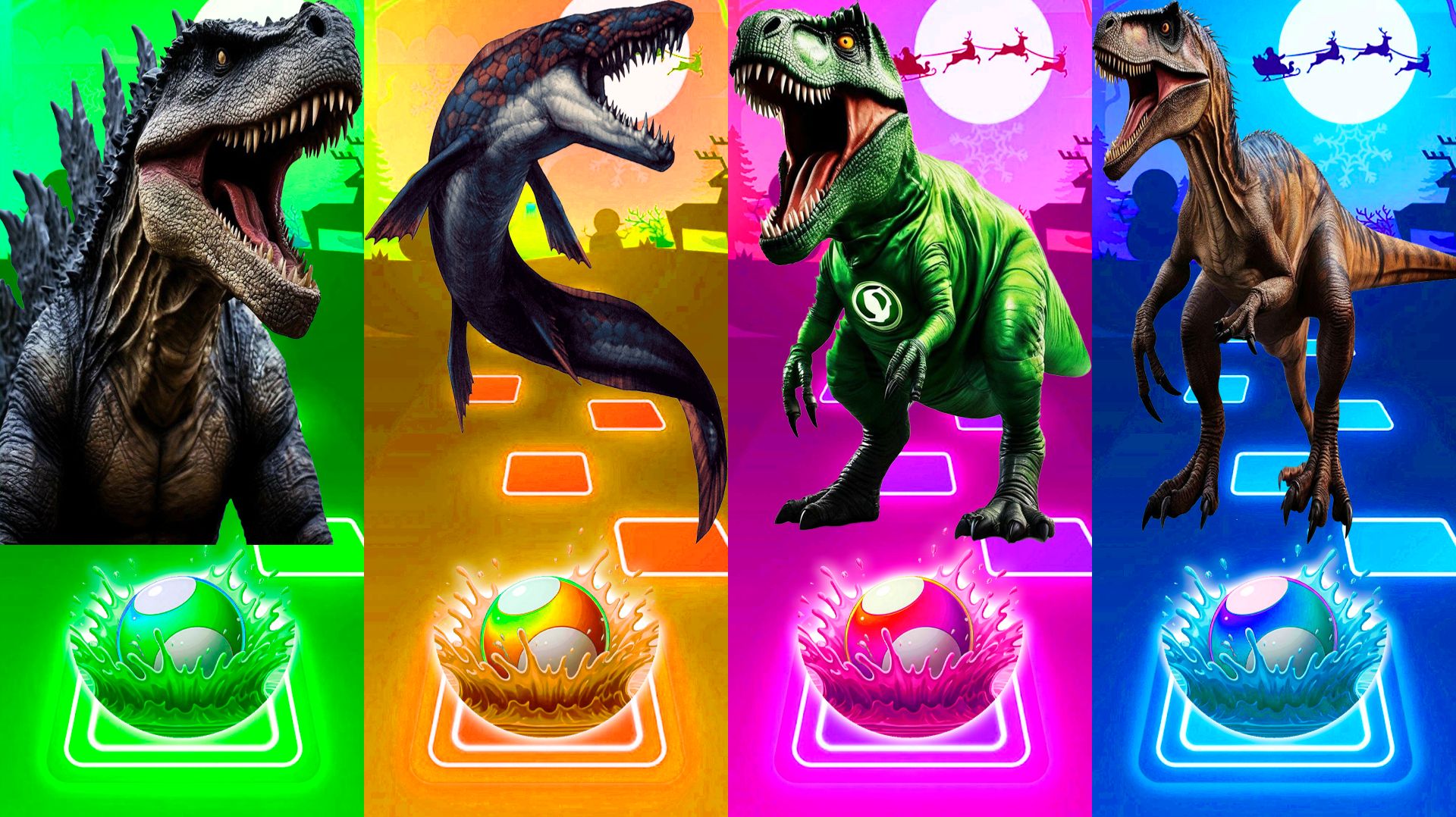 Coffin Dance Динозавры 321 уровень — Мультики про Динозавров | МУЛЬТФИЛЬМЫ ДИНОЗАВРЫ в Tiles Hop