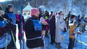 «Лыжня России – 2026» в экопарке «Зелёная гавань» Холмска