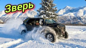 Багги мощная, резвая на базе нивы. Покатушка по полям и бездорожью.