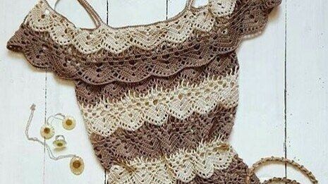 Ажурные узоры крючком РАЗБОР СХЕМЫ Узор «На гребне волны» Кайма крючком для обвязки Урок 194 смотреть онлайн