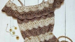 Ажурные узоры крючком РАЗБОР СХЕМЫ Узор «На гребне волны» Кайма крючком для обвязки Урок 194