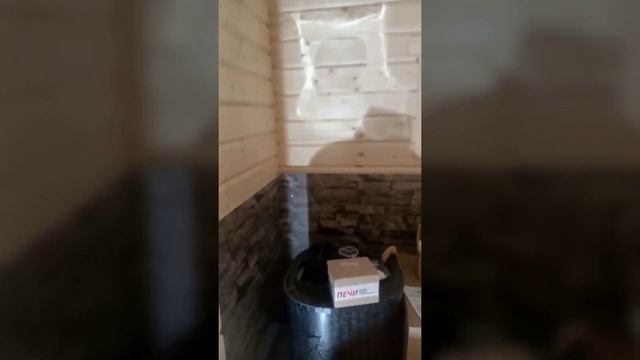 Видео с полей - баня 6х3 из клееного бруса 80х140 мм смотреть онлайн