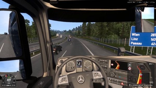 Euro Truck Simulator 2 Ночная поездка