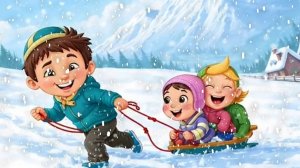 Детская скороговорка (ВЕЗЁТ СЕНЬКА САНЬКУ С СОНЬКОЙ НА САНКАХ )