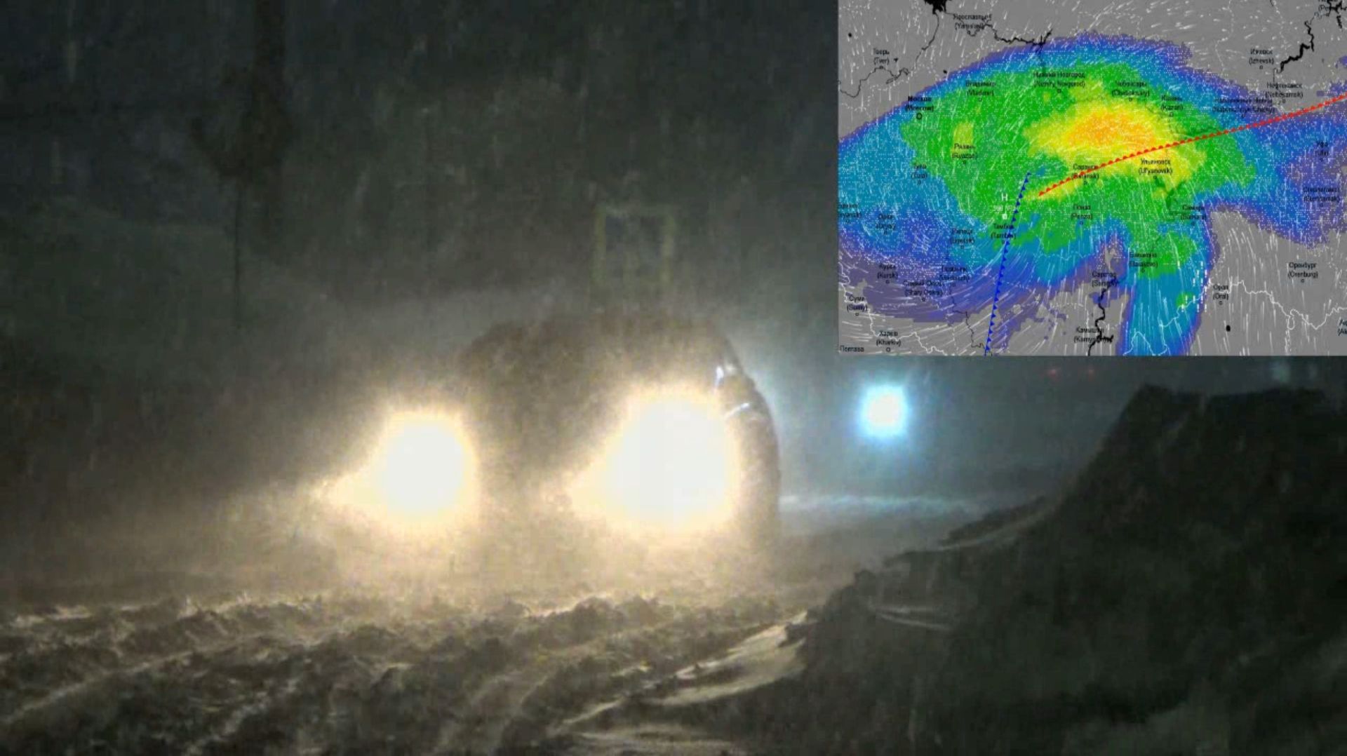 16.02.2026 Город Вязники во власти штормового снежного циклона. Владимирская область смотреть онлайн