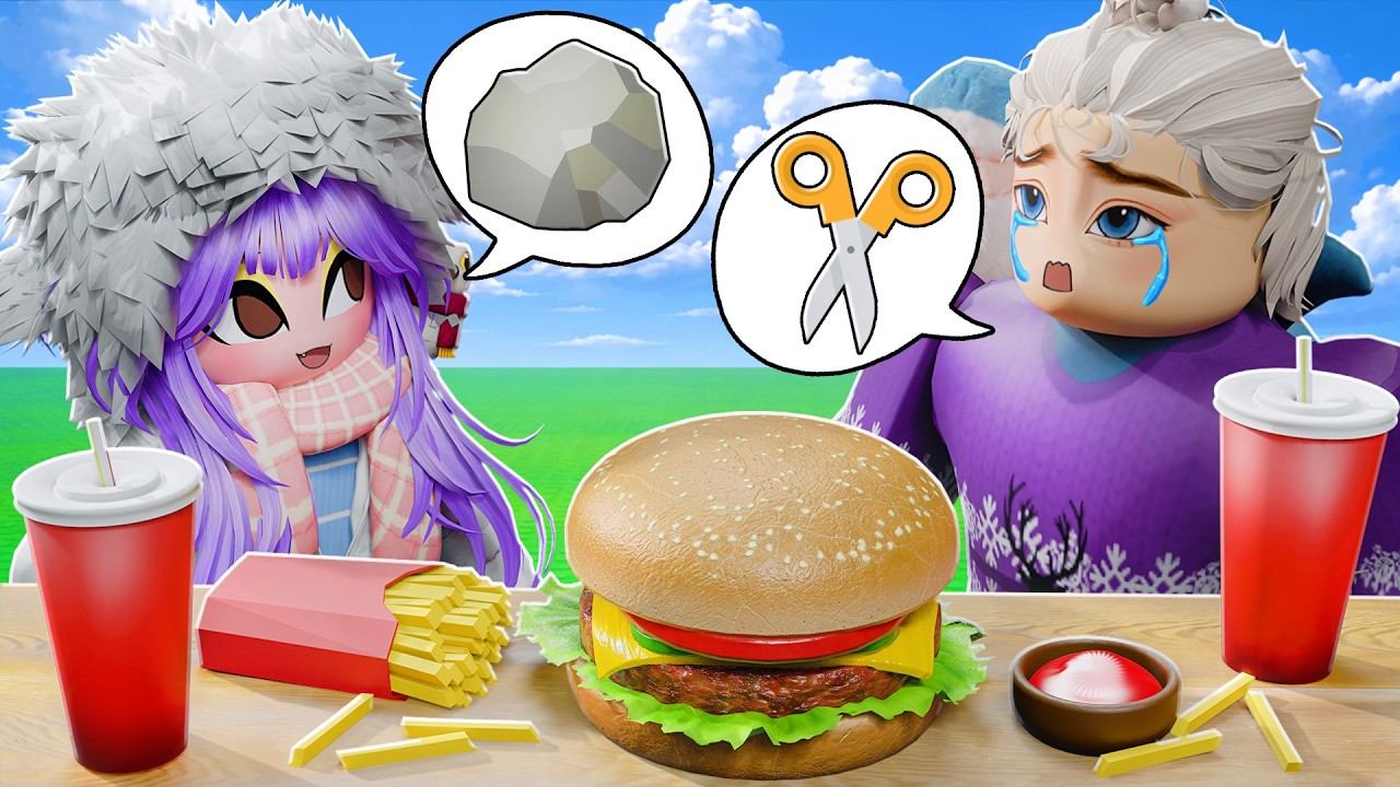 ЕШЬ НА КАМЕНЬ, НОЖНИЦЫ, БУМАГА! Roblox Rock Paper Scissors, Eat! смотреть онлайн