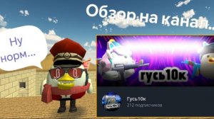 Обзор на канал Гусь_10k #чикенган#разбор#видео#ден19k