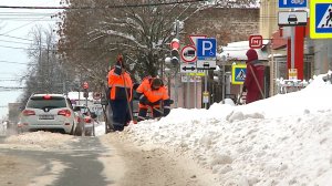 (Рыбинск-40) БОРЬБА СО СНЕГОМ