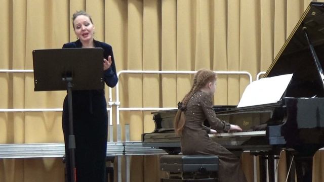 Н. А. Римский-Корсаков,сл. А. Майкова. ,, О чём в тиши ночей. 