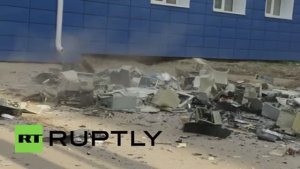 Томские студенты выбросили из окон более 500 единиц старой техники в День радио (2019 год)