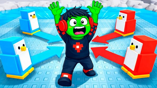 КУПИЛ САМЫЙ КРУТОЙ и ДОРОГОЙ СКИН на ПИНГВИНА и ВЫИГРАЛ ВСЕХ в НОКАУТ РОБЛОКС ЗОМБАК ROBLOX