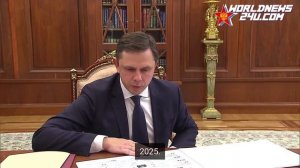 VLADIMIR PUTIN MET WITH ORYOL REGION GOVERNOR ANDREY KLYCHKOV