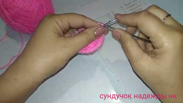 27. МК красивый ажурный узор спицами для туники