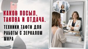 Каков посыл, такова и отдача. Техники Тафти для работы с зеркалом мира