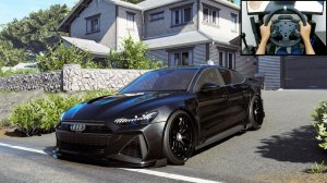 Audi RS7 Sportback - The Crew Motorfest ｜ Logitech RS50 Gameplay
