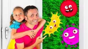 Микробы— Детская песенка с Майей и Машей+Детские сборники