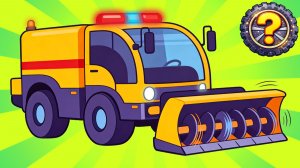 Снежные препятствия - Снегоуборочные машины - Умные Колеса Скорость и Логика - Мультики про машинки