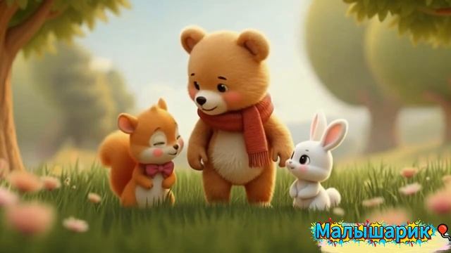 Дружба🤝Детская песня🎵 мультик для детей🎈 смотреть онлайн