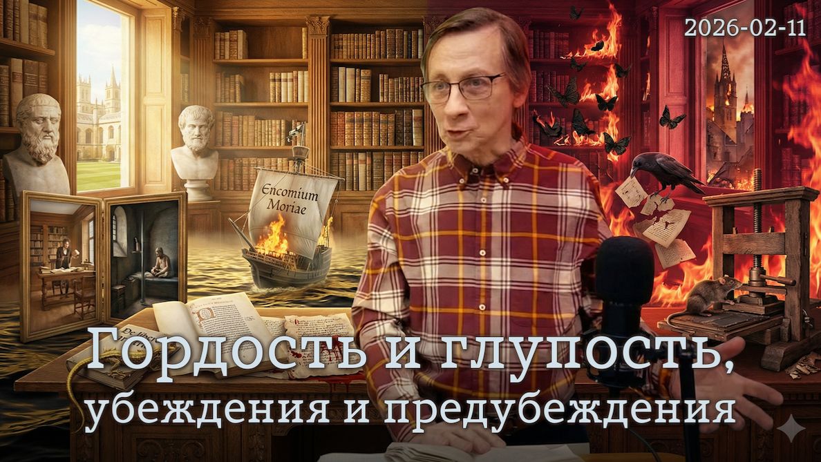 11.02.2026 — Гордость и глупость, убеждения и предубеждения