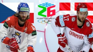 ХОККЕЙ ОЛИМПИАДА МУЖЧИНЫ 1/8 ФИНАЛА.  ЧЕХИЯ - ДАНИЯ.  ТЕКСТОВАЯ ОНЛАЙН ТРАНСЛЯЦИЯ