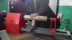 Изготовление сувенирной биты из дерева / Токарные работы по дереву / Часть 1.