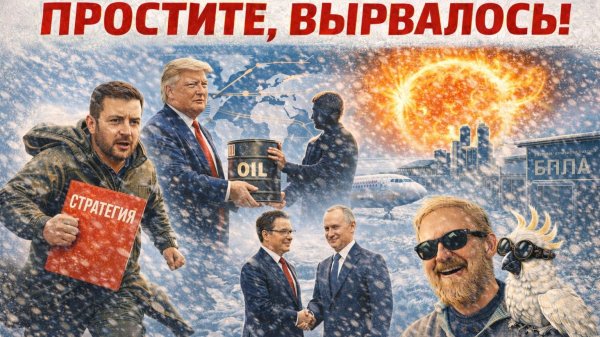 16.02.26 | "Простите, вырвалось!" №353 | Про уничтожение крупнейшего завода БПЛА на Украине, про ИИ