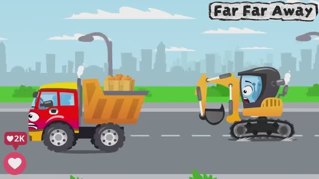 Бетономешалка Экскаватор Рабочие Машины 🚚 Мультик для детей