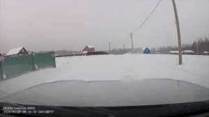 Haval H3 зимой в снегу глубиной 40 см., Часть-1