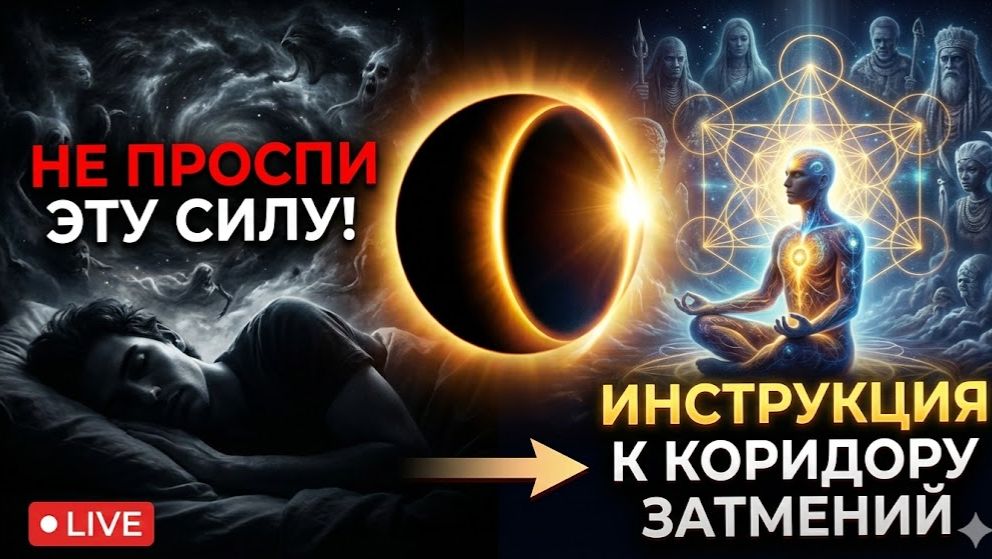С 17.02 НЕ ПРОПУСТИТЕ СИЛУ КОРИДОРА ЗАТМЕНИЙ смотреть онлайн