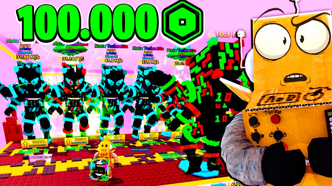 ПОТРАТИЛ 100.000 РОБУКСОВ на ИНФИНИТИ БАЗУ БРЕЙНРОТОВ 😱 ROBLOX Escape Tsunami Brainrots смотреть онлайн