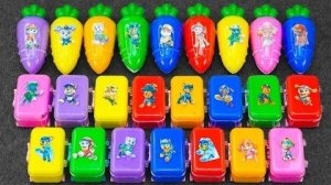 Щенячий патруль из слайма и пластилина! Райдер, Чейз, Маршалл и друзья | Веселая анимация и раскраск