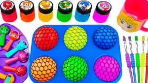 Мультики для детей и малышей. Волшебное Превращение антистрессики в игрушки. Мультики залипалки