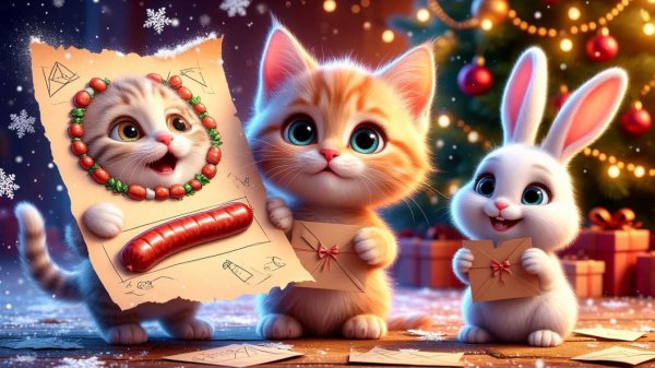 САМЫЕ НЕОЖИДАННЫЕ ЖЕЛАНИЯ КОТОВ 🎄😱