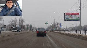 Поездка по экзаменационному маршруту. В роли ученика - автоинструктор Олеся. Часть вторая