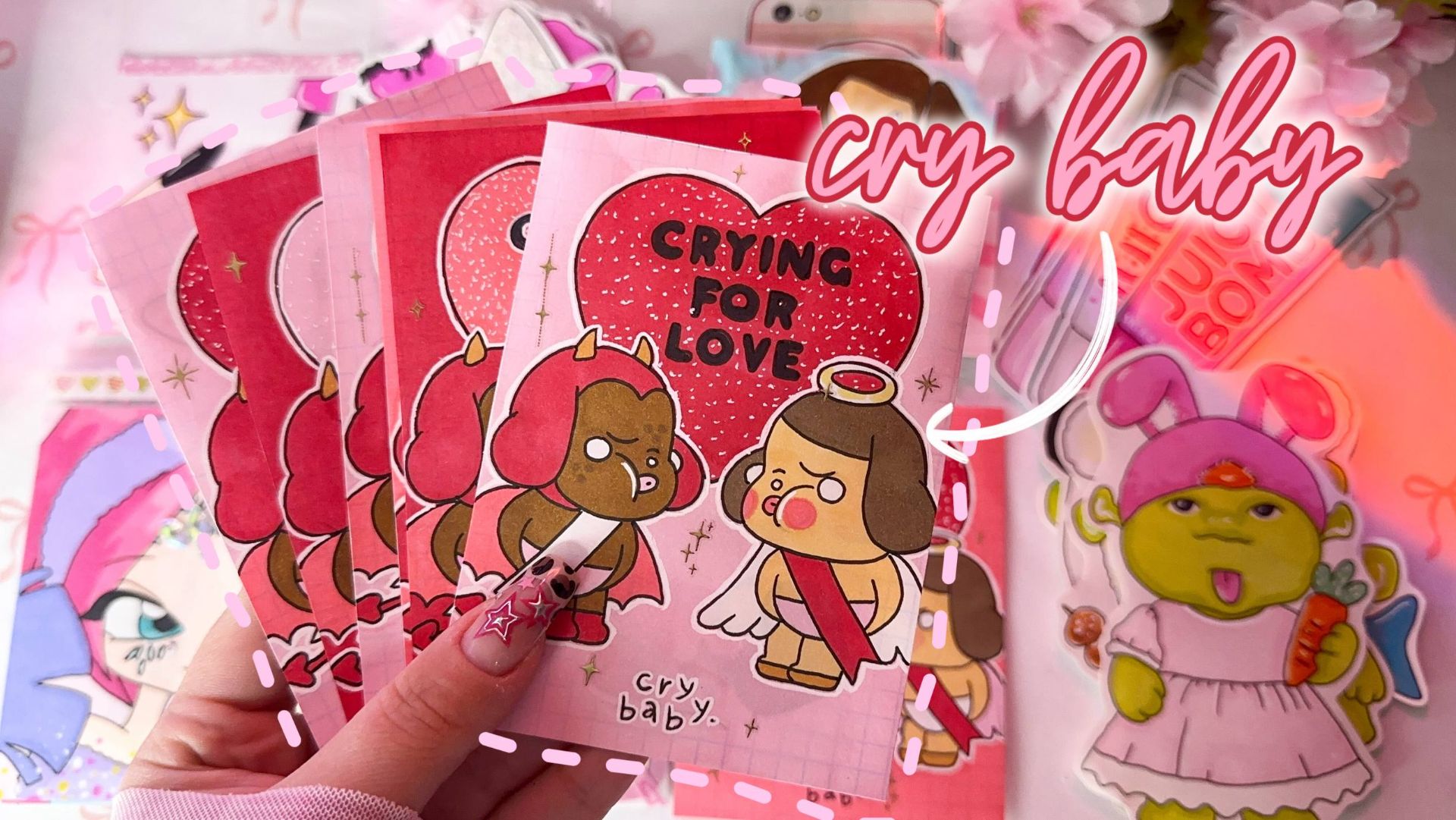 Cry Baby 💋 ко Дню всех влюбленных 💕 Бумажные сюрпризы 🌸 распаковка 🌸 Просто Бумажная смотреть онлайн