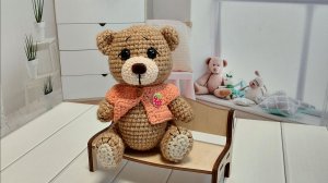 06.02.26 Отчет№6 в марафоне "Вязание=это серьезно 2" ВЭС-2. г.Мадрид - Мишка😊