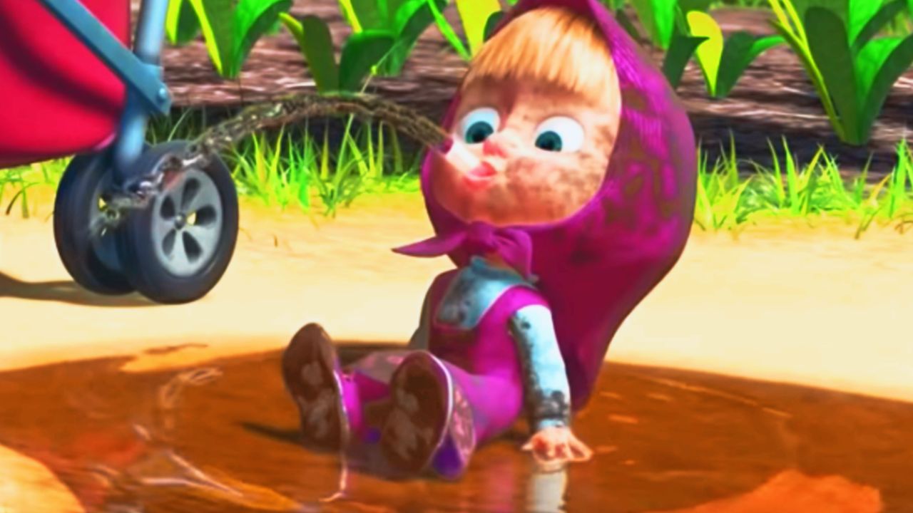 Маша и Медведь | Волшебные Краски. Раскрась и Оживи Персонажей Мультика Маша и Медведь смотреть онлайн