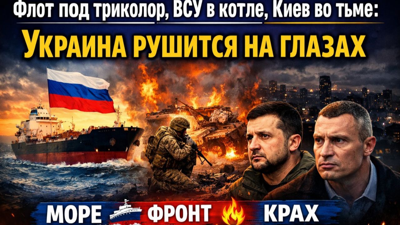 Провал Запада, разгром ВСУ и блэкаут: 120 танкеров ушли под защиту России, пока Зе просил деньги смотреть онлайн
