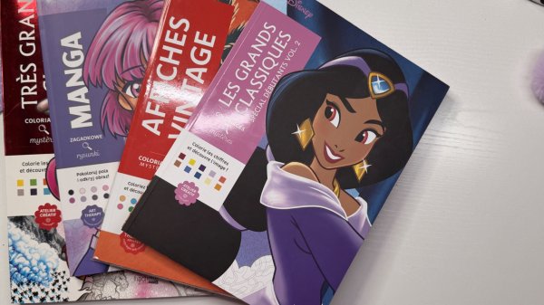 Новые раскраски в коллекции / Обзор шикарных новинок и готовых работ в них.