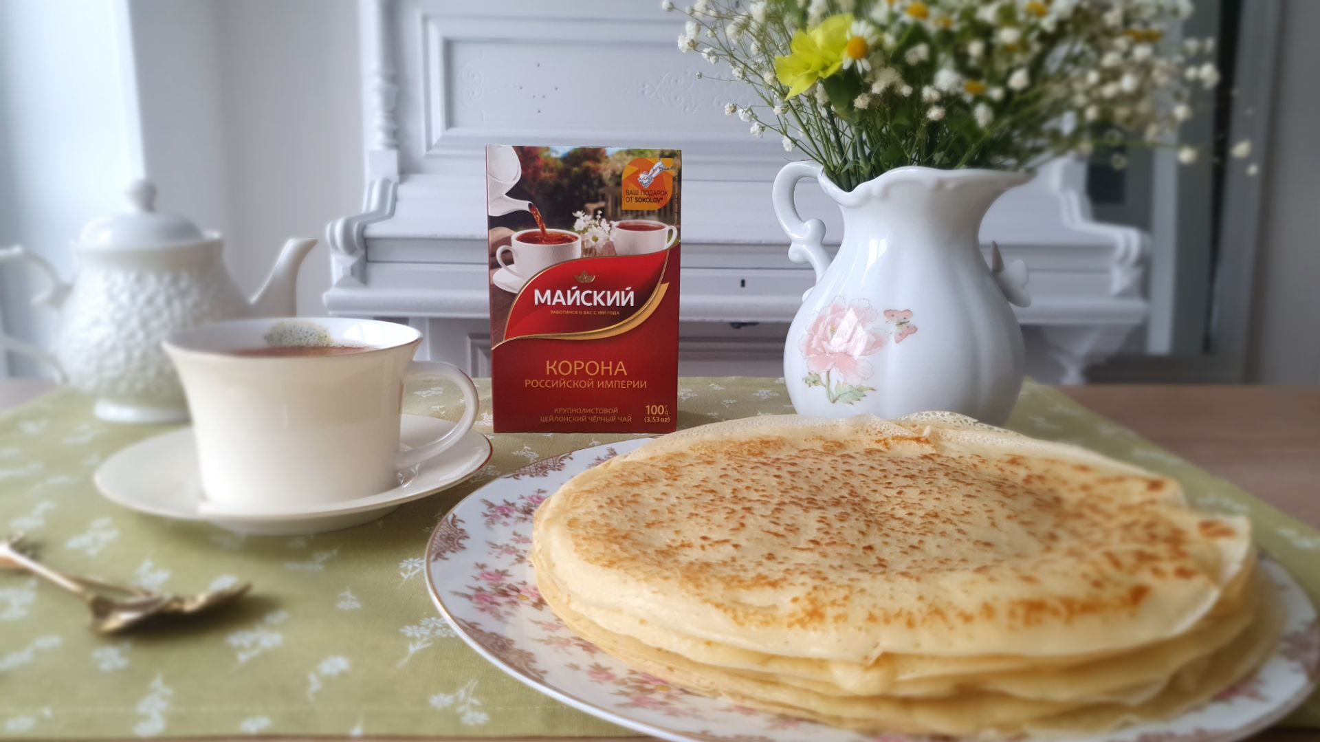 Блинчики на молоке, которые не прилипают к сковородке