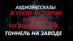 СТРАШНЫЕ РАССКАЗЫ НА НОЧЬ-ТОННЕЛЬ НА ЗАВОДЕ