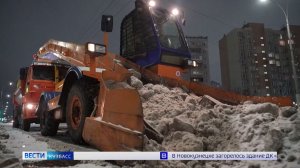 1400000 кубометров снега вывезли с кемеровских улиц с начала сезона