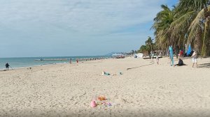 Отель La Costa (Sanya La Costa Seaside Resort 5*). пляж Санья-бэй. Хайнань. ч.8 (прогулка по пляжу))