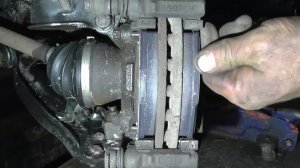 Замена передних тормозных колодок FIAT Albea