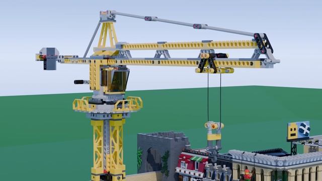 Лего- строим краном. Мультик для детей