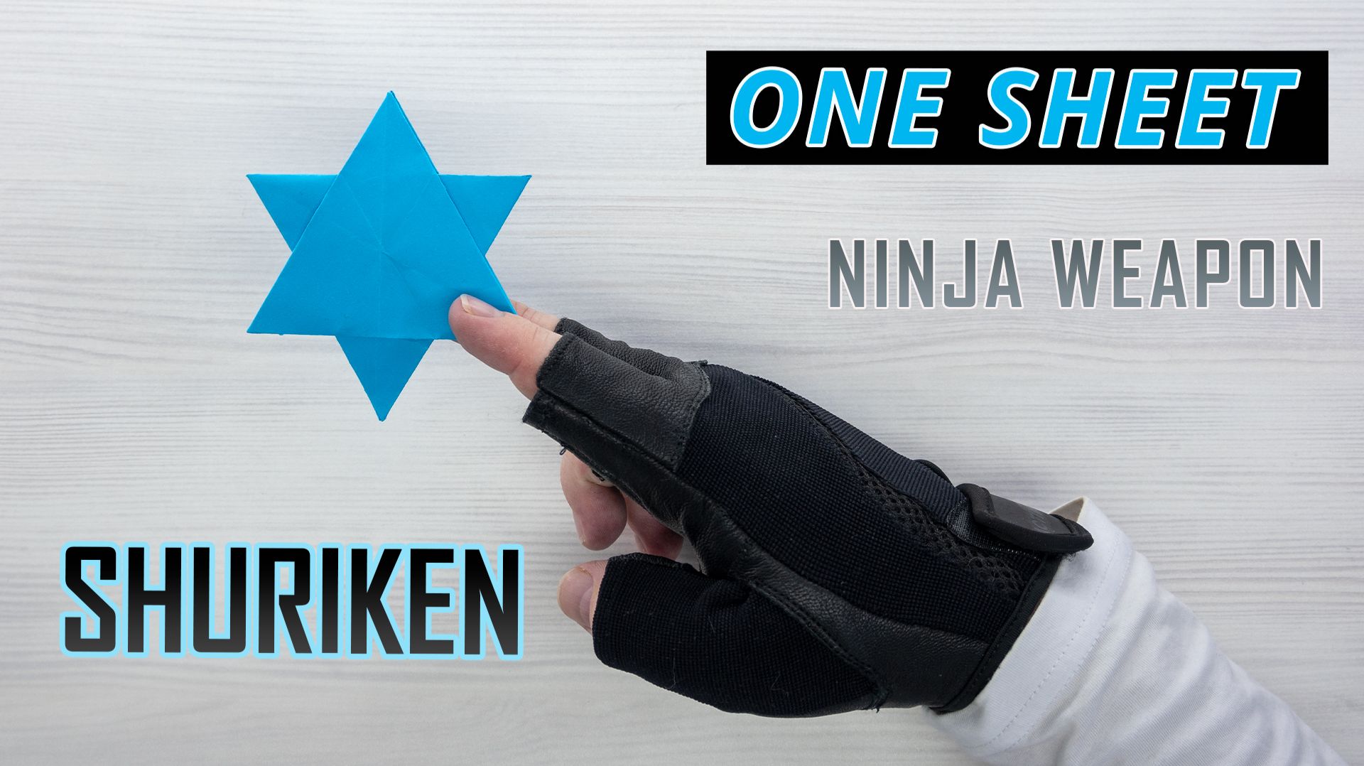 Шедевр оригами — идеальный бумажный сюрикен