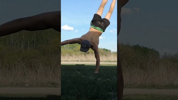 One arm handstand