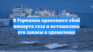 В Германии произошел сбой импорта газа и истощились его запасы в хранилище