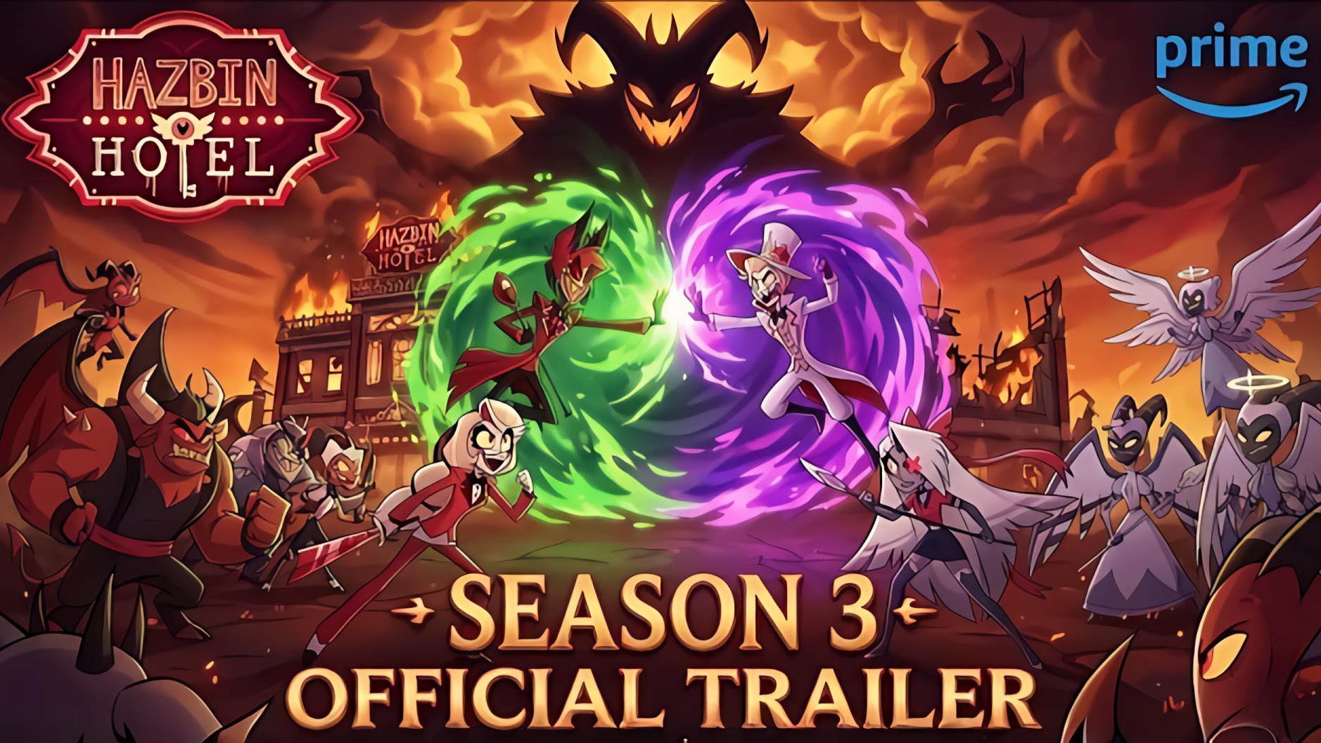 Отель "Хазбин": 3 Сезон (Трейлер 2026) смотреть онлайн